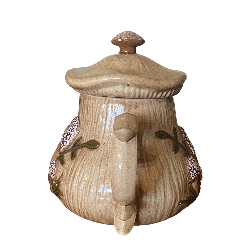 Arnel’s Beige Ceramic Mushroom Teapot Pitcher Set 70s Cottagecore 2pc‎ - Picture 12 of 16